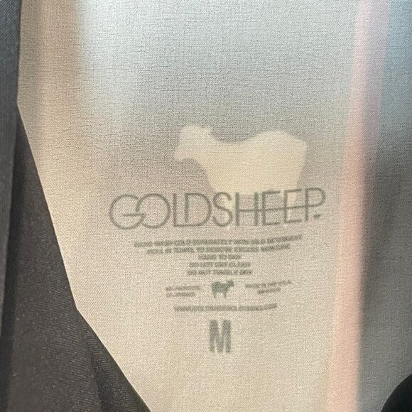 Goldsheep Womens Black Flash Star Windbreaker Jacket M 1/4 Zip Pullover Active - Picture 5 of 7